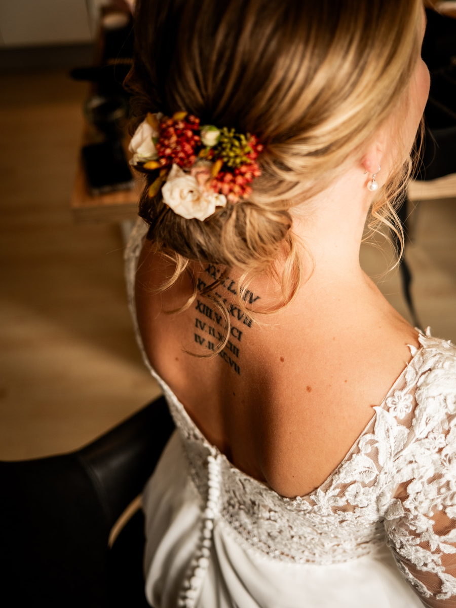 Brautfrisur im Vintage-Stil